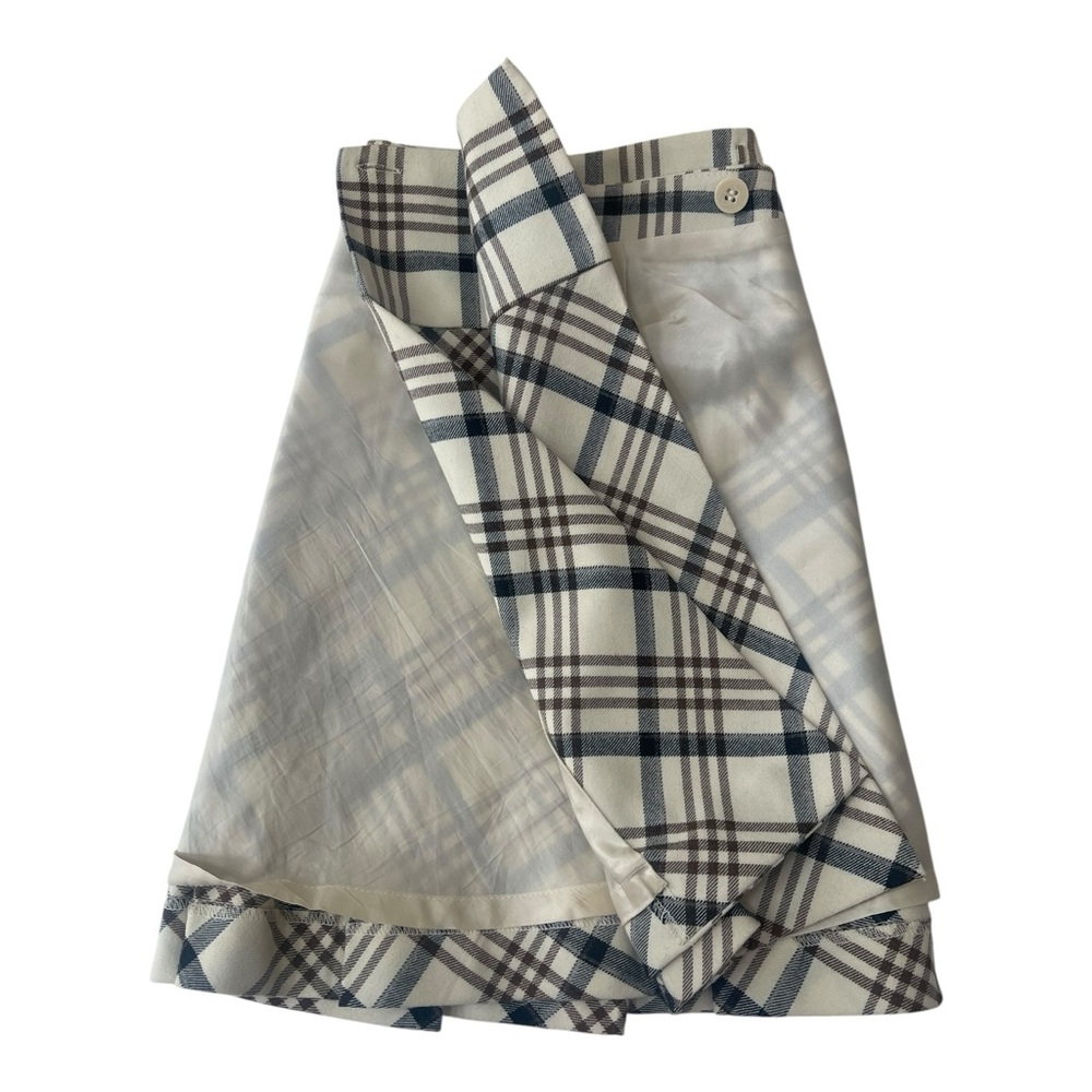 The Limited Black and White Cream Mini A-Line Pleated Skirt Size 2 - Picture 9 of 15